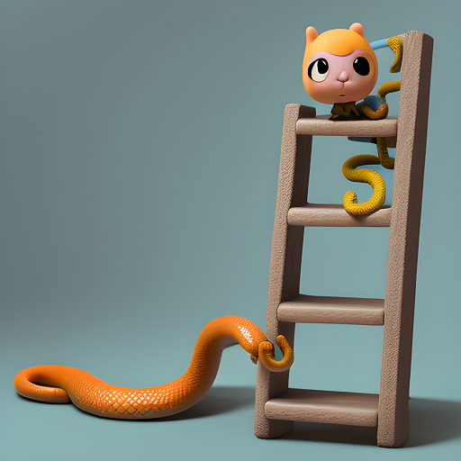 Serpientes y escaleras 3D