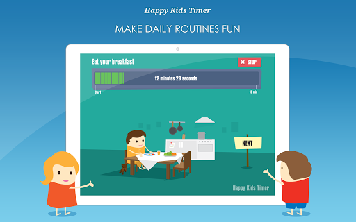 Aufgaben: Happy Kids Timer Morgen- und Abendroutine