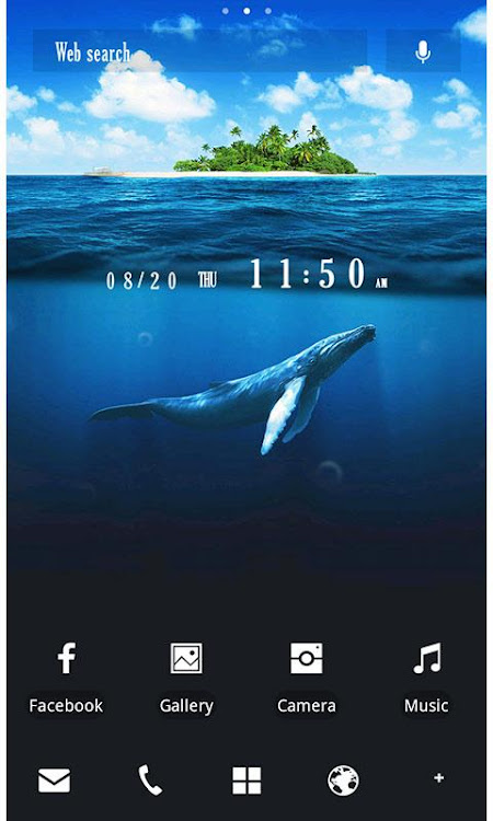 Cool Theme Whale Under the Sea - 1.0.11 - (Android)