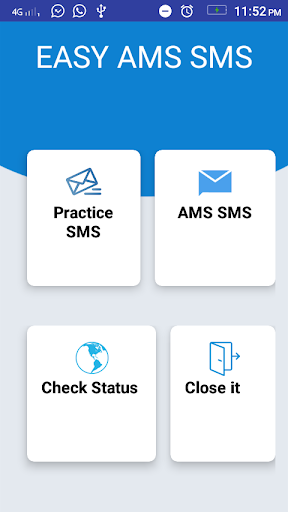 Android application Easy AMS SMS screenshort