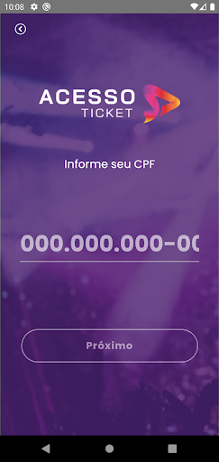 Acesso Ticket Screen 3