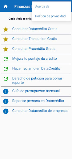 Perfil de Crédito Colombia Screen 3