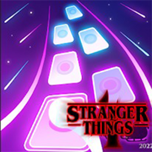 Stranger things 4 EDM tiles logo