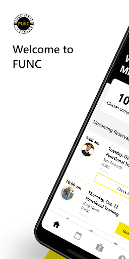 Android application FUNC Training screenshort