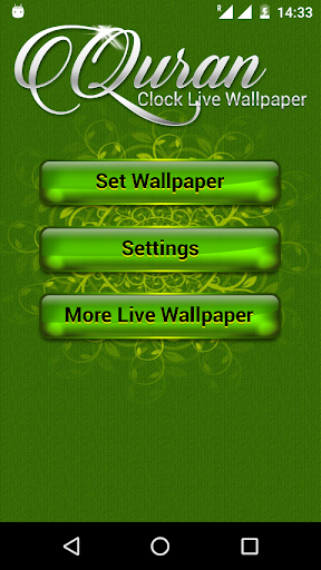 Quran Clock Live Wallpaper Screen 3