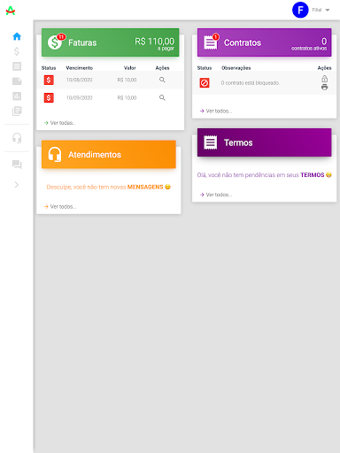 Atranet Cliente Screenshot
