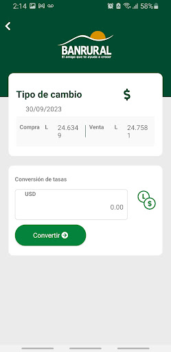 Banrural Móvil Honduras Screen 3