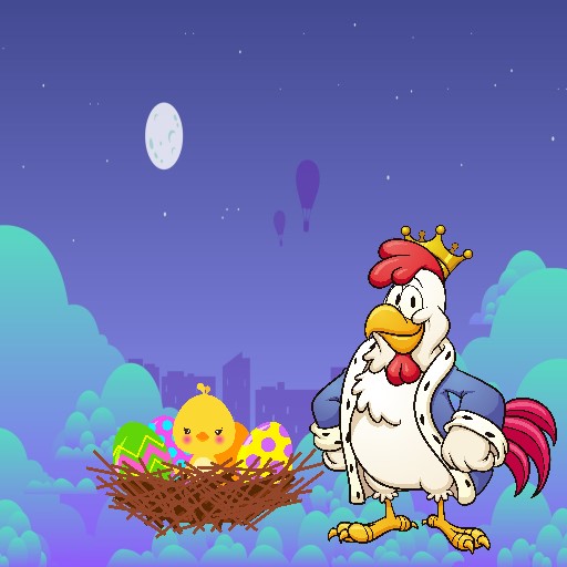 In search of chickens! logo