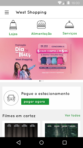 Android application West Shopping screenshort