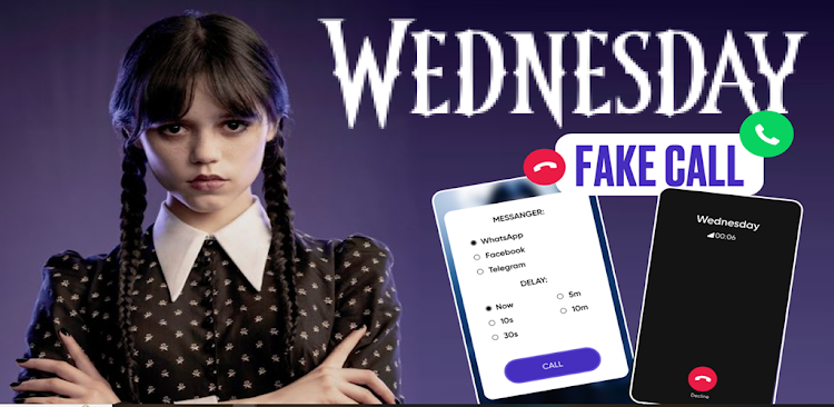 Wednesday 2 Addams Fake Call - 1.3 - (Android)