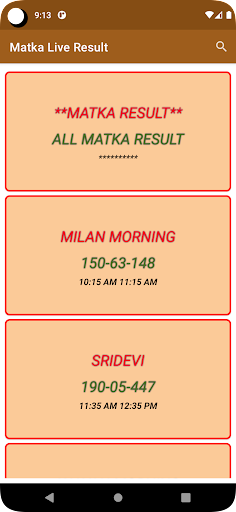 Android application DP BOSS NET - Kalyan Matka screenshort