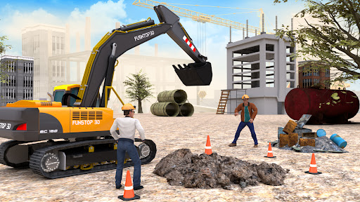 Heavy Excavator Crane City Sim 1