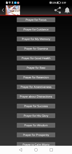 Prayers for Exams Screen 3