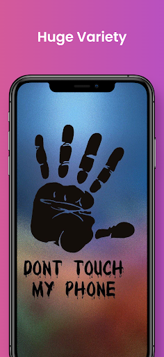 Don’t touch my phone wallpaper Screen 2