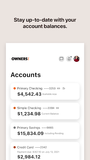 Owners Bank Screen 2