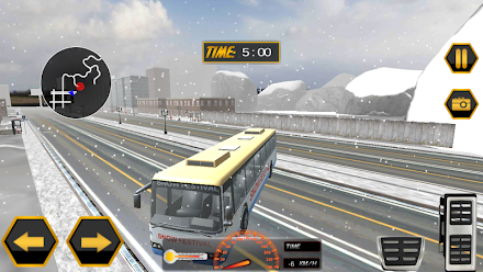 Snow Festival Hill Tourist Bus Screen 2