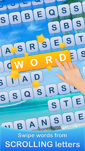 Scrolling Words-Moving Word Game & Find Words  screenshots 1