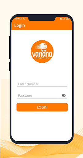 Android application Vartana Delivery Boy screenshort