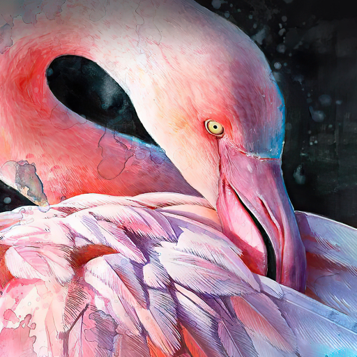 flamingo wallpaper logo