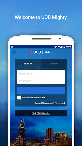 Android application UOB Mighty Vietnam screenshort