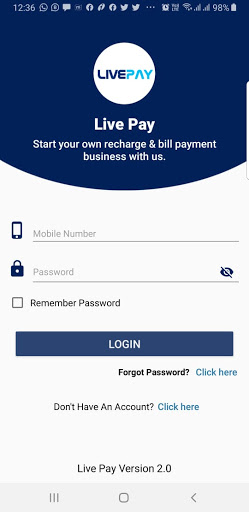LivePay New Screen 2