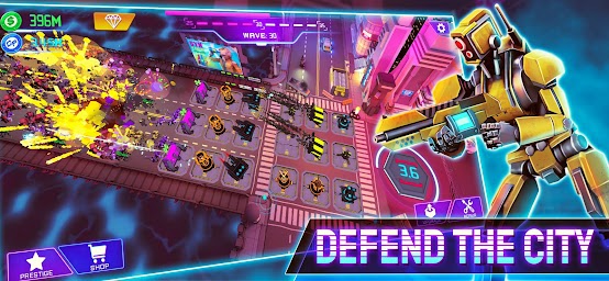 Cyber Fusion Idle Merge Defend