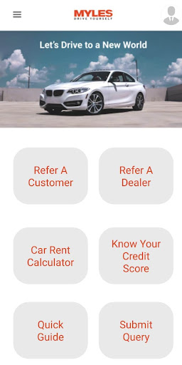 Myles Partner App Screen 3