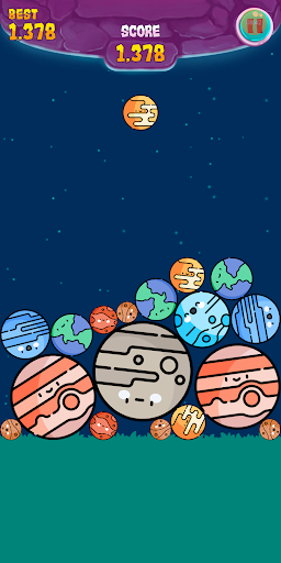 Android application PlanetMerge - Cosmic Evolution screenshort