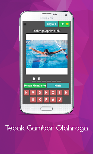 Android application Tebak Gambar Olahraga screenshort