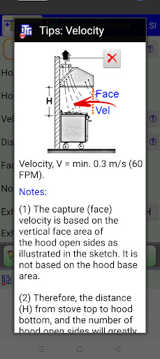 Kitchen hood exhaust calc Screen 3
