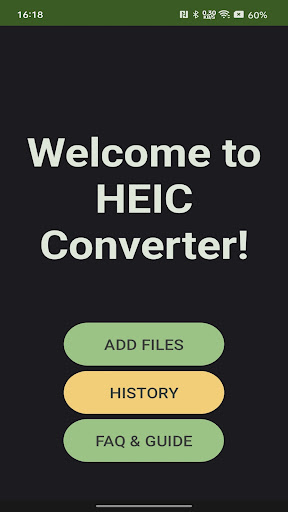 Android application HEIC Converter - to JPG/PNG screenshort