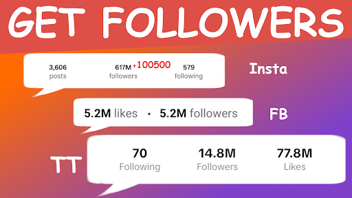 Android application Get Followers screenshort