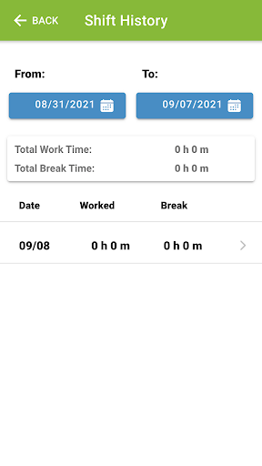 SRS Time Tracking Assistance Screen 3