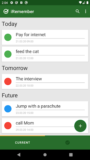 iRemember Screen 2