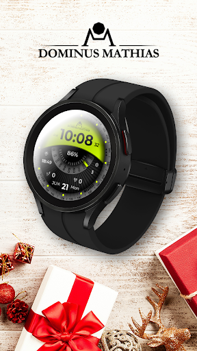 Android application DM | 028 Digital Watch Face screenshort