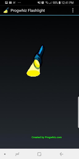 Android application Progwhiz Flashlight screenshort