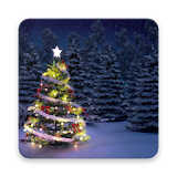 Christmas Live WallPaper : Night, Day and Snowfall icon