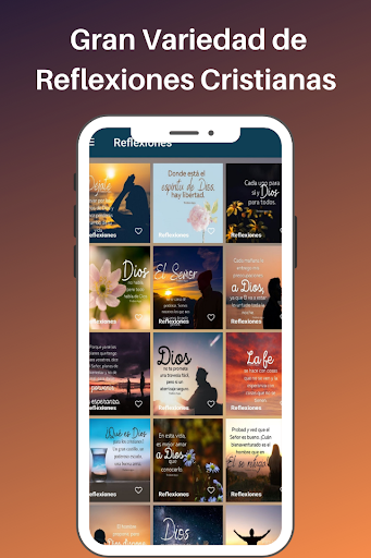 Android application Reflexiones Cristianas Diarias screenshort