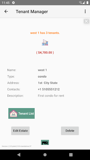 Estate and Tenant Manager