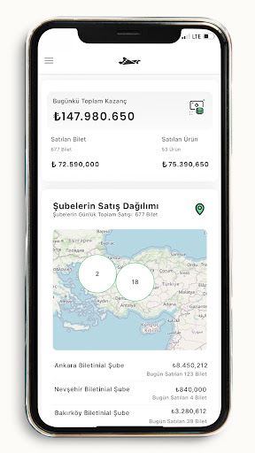 Android application Biletinial Partner screenshort