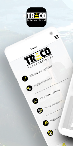 Android application Detektory kovu screenshort