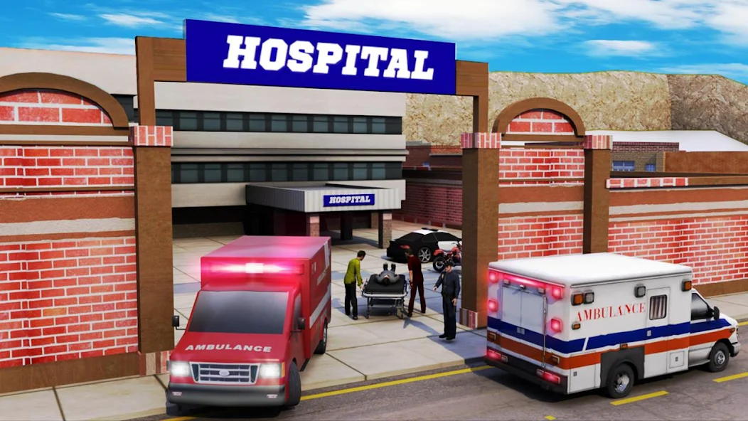 City ambulance rescue game 3D