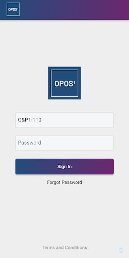 Android application OPOS1 screenshort