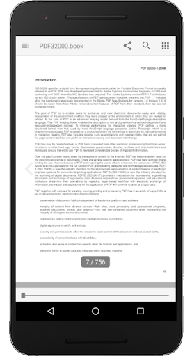 Fast PDF EPUB Reader Viewer Screen 3