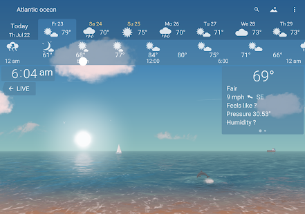YoWindow Weather Captura de tela