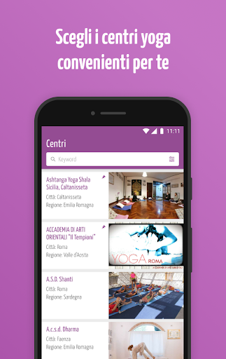 EventiYoga Screen 2