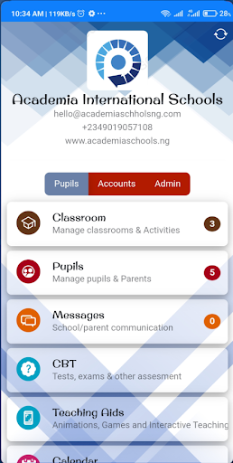 Android application Syllabux screenshort