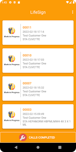 LifeSign Screen 2
