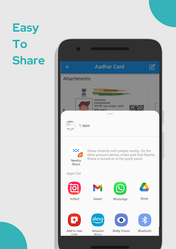 DocVault: A document wallet Screen 3
