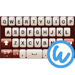 Cover Image of ダウンロード Maroon keyboard image  APK